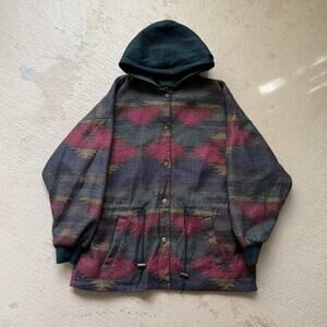 Vintage Aztec Navajo Men's XL Reversible Jacket